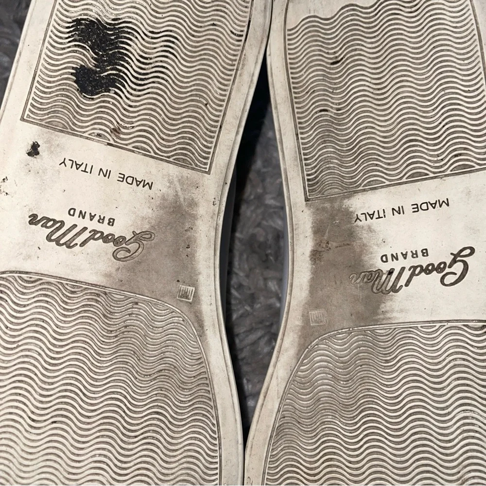 Goodmen Brand Legend London White Dark Vachetta Sneaker Italian Leather SZ 11.5 - Picture 11 of 11